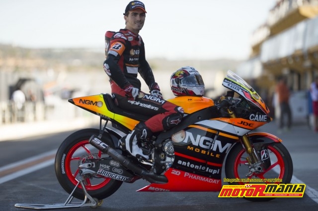 2015 NGM Forward Racing MotoGP Preseason Test Valencia GP