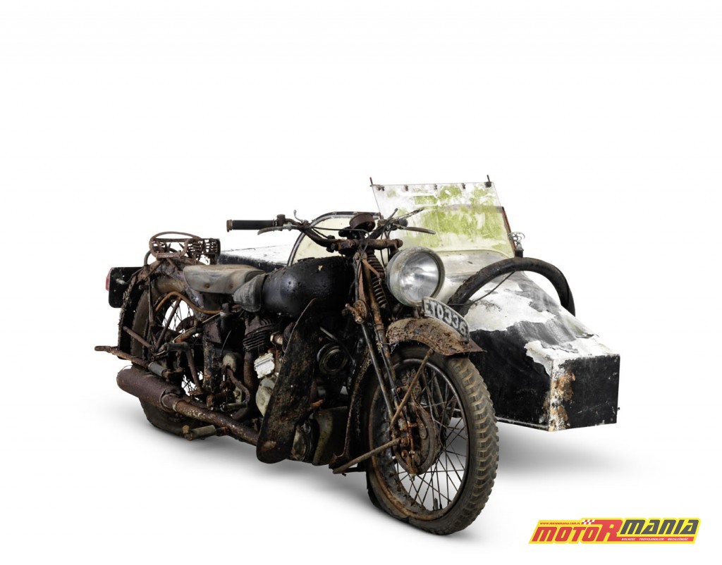 1938 Brough Superior 982cc SS80 Project with Petrol Tube Sidecar (4)