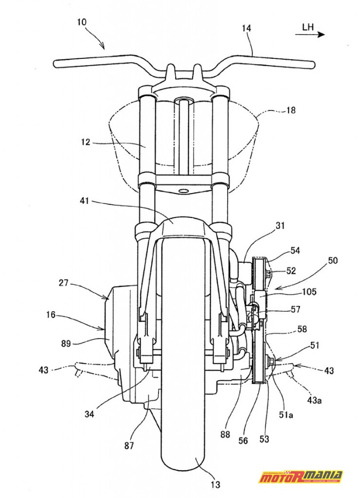 Rysunki patentowe Honda z kompresorem Supercharger (2)