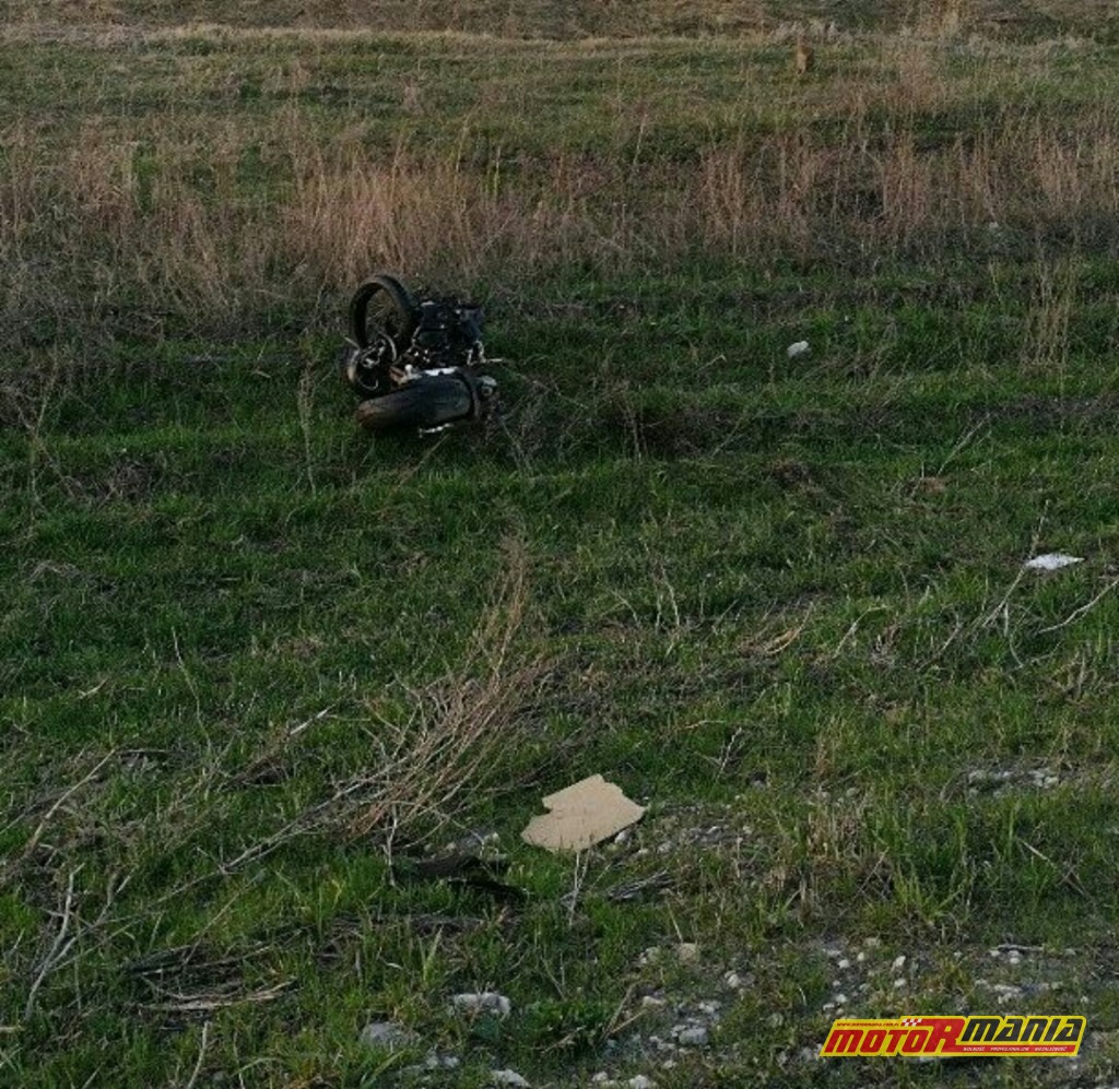 Wypadek Rosja 2 motocyklistow zderzenie czołowe (5)