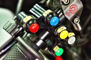 przyciski na ducati pramac