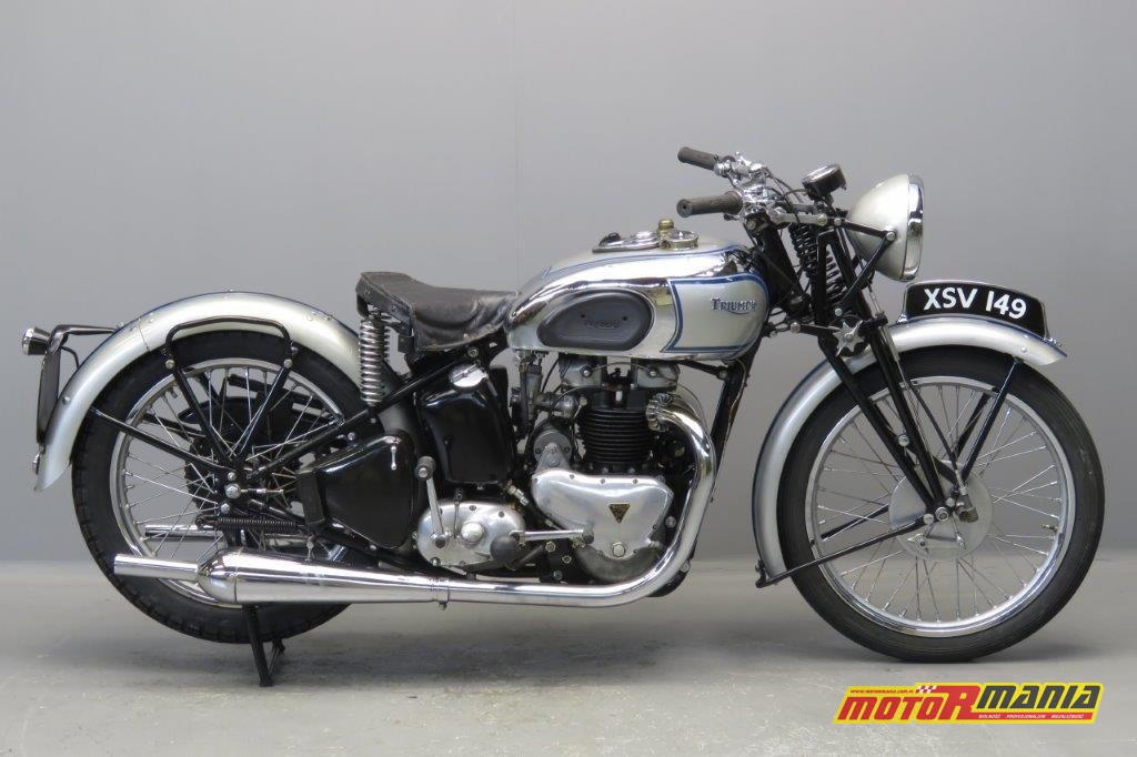 Triumph Tiger 100 z 1939 roku - w tym motocyklu naprawdę można się zakochać.
