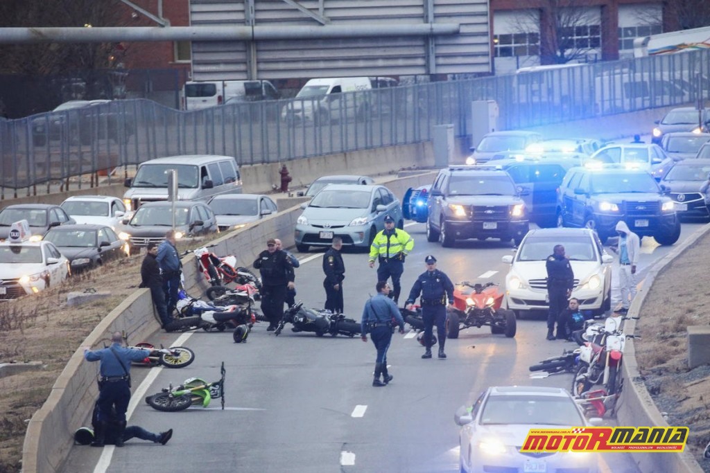 Boston motocykle policja obława (7) - fot Nicolaus Czarnecki
