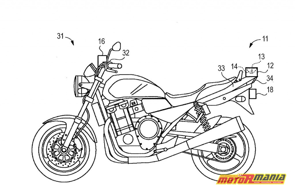 Suzuki patent reflektor słup światła (1)