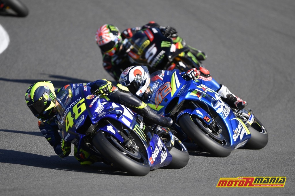 Rossi nie był w stanie dotrzymać Rinsowi kroku i powalczyć o podium - foto: Yamaha
