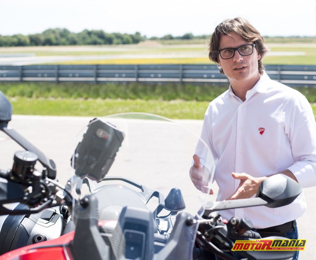 Pierluigi Zampieri, manager działu Vehicle Innovation w Ducati.