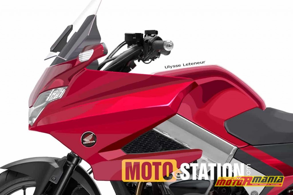 Honda Deauville 1000 2020 szkic