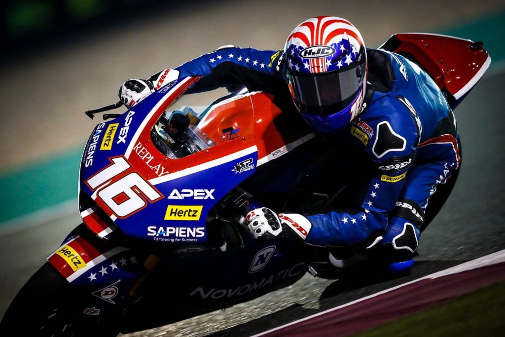 Joe Roberts w akcji w Katarze - zdjęcia: American Racing Team